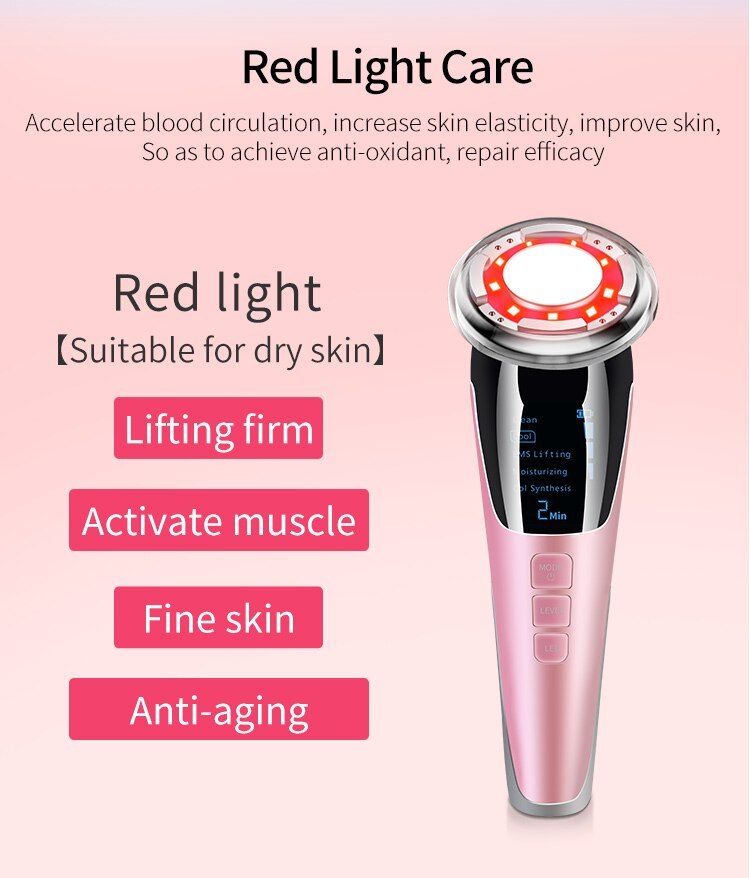 Photon Skin Rejuvenation Beauty Facial Lifting Massager
