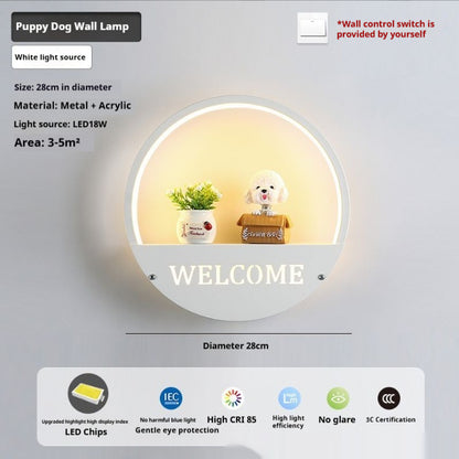 LED Bedside Bedroom Modern Minimalist Creative Wall Light