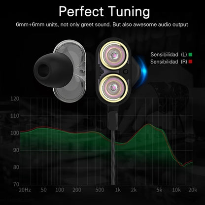 Dual moving coil dual speaker headset