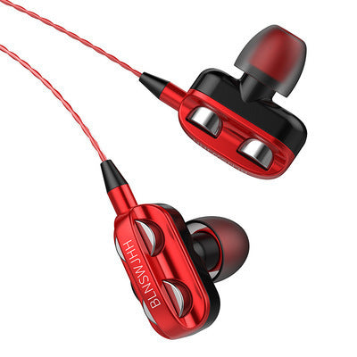 Dual moving coil dual speaker headset