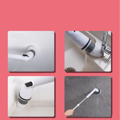 Electric Cleaning Brush Daily Multifunctional Household Telescopic Rod