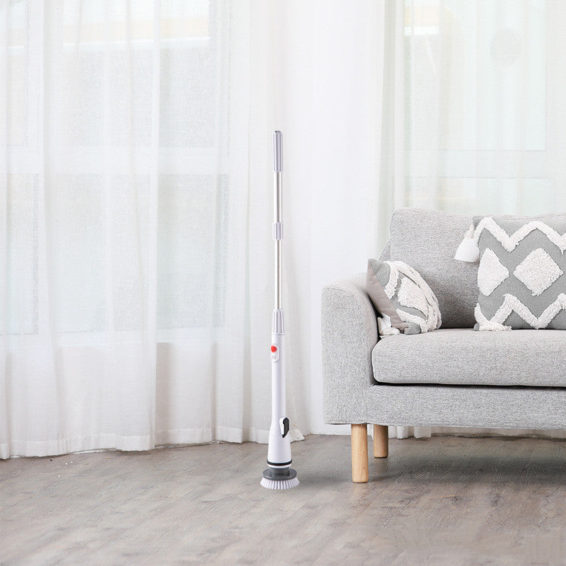 Electric Cleaning Brush Daily Multifunctional Household Telescopic Rod