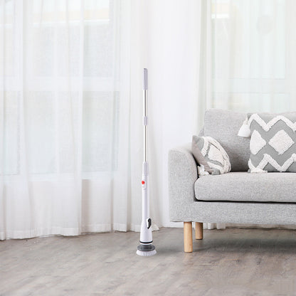 Electric Cleaning Brush Daily Multifunctional Household Telescopic Rod
