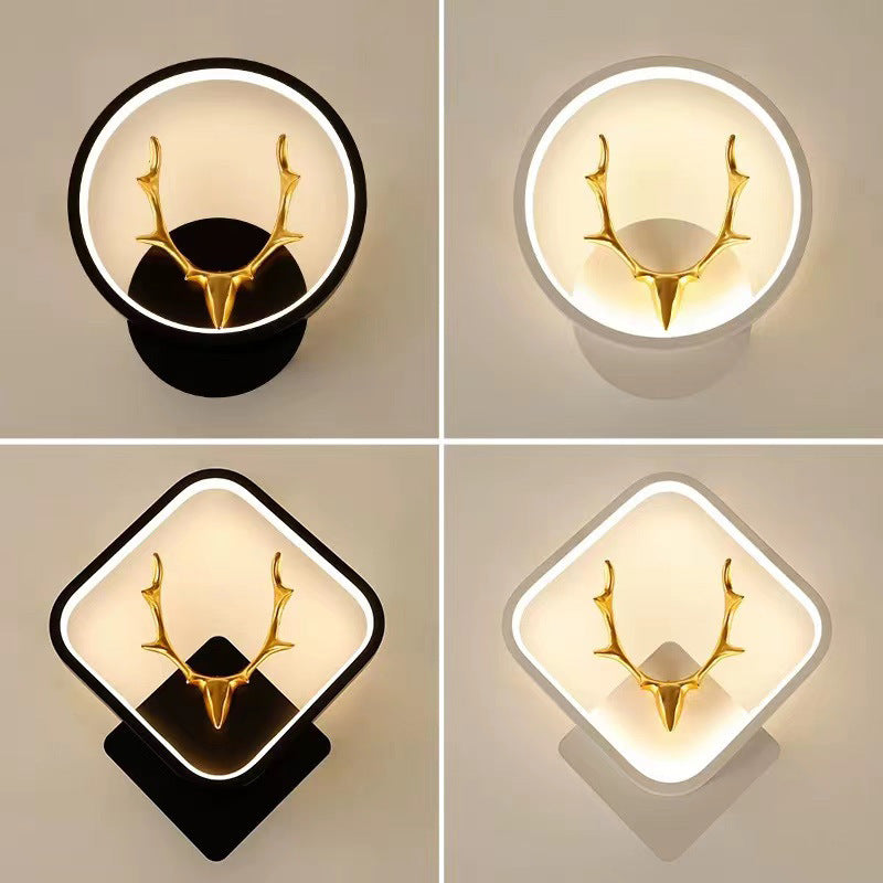 LED Bedside Bedroom Modern Minimalist Creative Wall Light