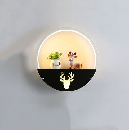 LED Bedside Bedroom Modern Minimalist Creative Wall Light